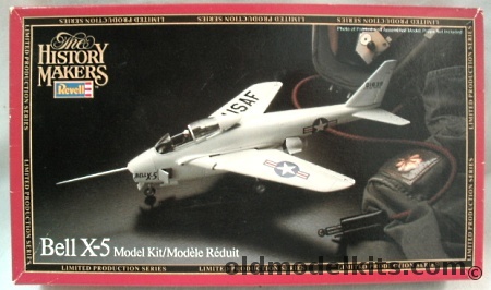 Revell 1/40 Bell X-5 History Makers Issue, 8619 plastic model kit